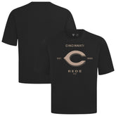 Cincinnati Reds Levelwear Crossway Oversized Luxe Signature Knit T-Shirt for sale