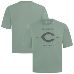 Cincinnati Reds Levelwear Crossway Oversized Luxe Signature Knit T-Shirt Near Me