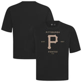Pittsburgh Pirates Levelwear Crossway Oversized Luxe Signature Knit T-Shirt Sale