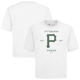 Pittsburgh Pirates Levelwear Crossway Oversized Luxe Signature Knit T-Shirt Outlet