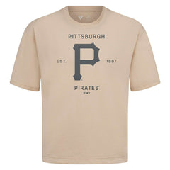 Pittsburgh Pirates Levelwear Crossway Oversized Luxe Signature Knit T-Shirt Outlet