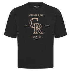Colorado Rockies Levelwear Crossway Oversized Luxe Signature Knit T-Shirt Online