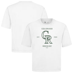 Colorado Rockies Levelwear Crossway Oversized Luxe Signature Knit T-Shirt Near Me