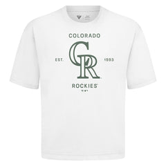 Colorado Rockies Levelwear Crossway Oversized Luxe Signature Knit T-Shirt Near Me