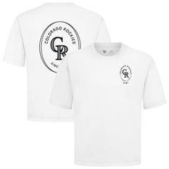 Colorado Rockies Levelwear Signet Oversized Luxe Signature Knit T-Shirt Outlet