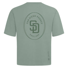 San Diego Padres Levelwear Signet Oversized Luxe Signature Knit T-Shirt Sale