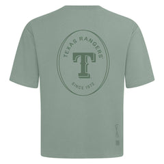 Texas Rangers Levelwear Signet Oversized Luxe Signature Knit T-Shirt Outlet
