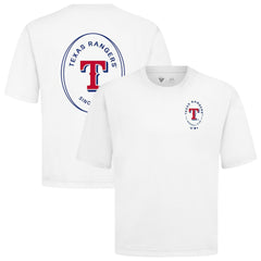 Texas Rangers Levelwear Signet Oversized Luxe Signature Knit T-Shirt for sale