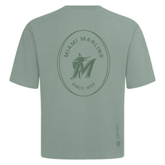 Miami Marlins Levelwear Signet Oversized Luxe Signature Knit T-Shirt Sale