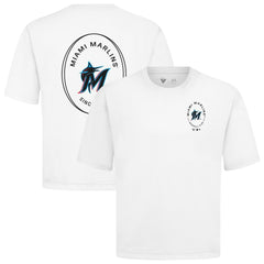 Miami Marlins Levelwear Signet Oversized Luxe Signature Knit T-Shirt Discount