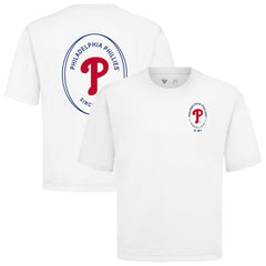 Philadelphia Phillies Levelwear Signet Oversized Luxe Signature Knit T-Shirt Online