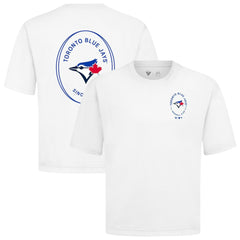 Toronto Blue Jays Levelwear Signet Oversized Luxe Signature Knit T-Shirt Discount