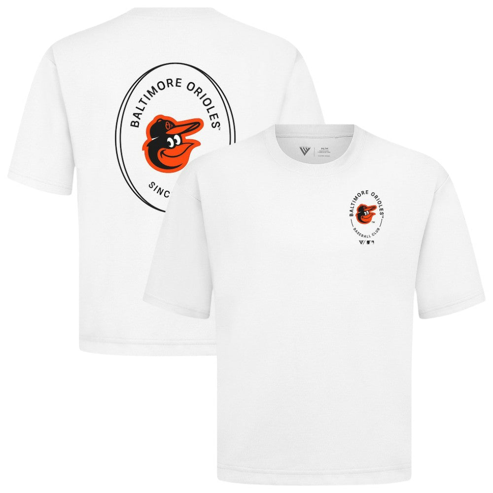 Baltimore Orioles Levelwear Signet Oversized Luxe Signature Knit T-Shirt Near Me