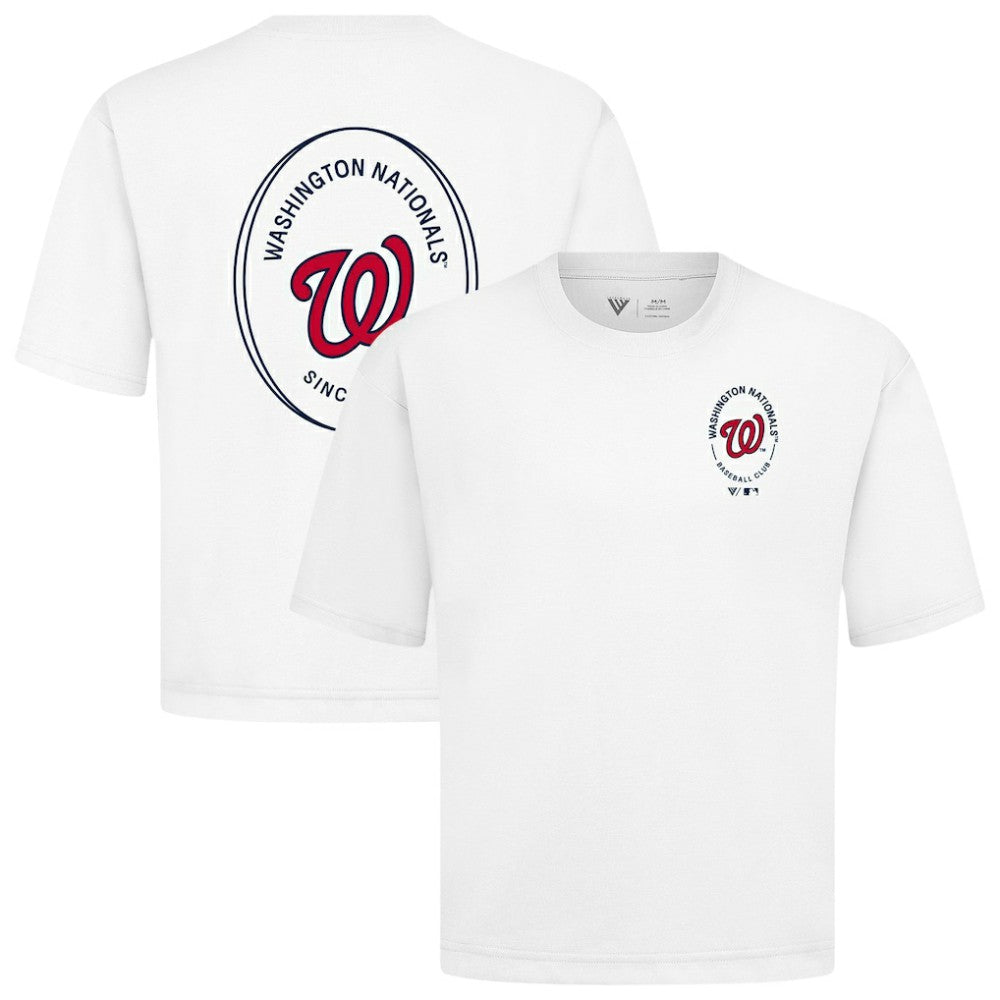 Washington Nationals Levelwear Register Oversized Luxe Signature Knit T-Shirt Sale