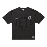 New York Jets Jets In London Downtown Collection Premium T-Shirt - Black - Mitchell & Ness