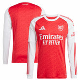Adidas - Arsenal 2025/26 Home Replica Long Sleeve Jersey - Red