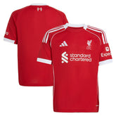 Adidas - Liverpool Youth 2025/26 Home Replica Jersey - Red