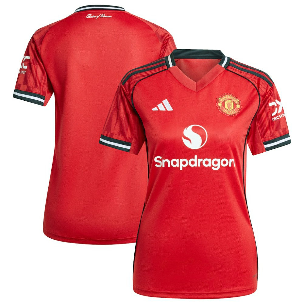 Adidas - Manchester United Women's Home 2025/26 Replica Jersey - Red
