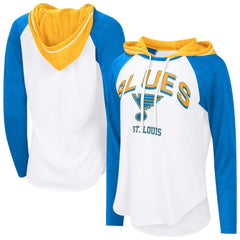St. Louis Blues G-III 4Her by Carl Banks Women's MVP Hooded Long-Sleeve T-Shirt - White | NHL discount