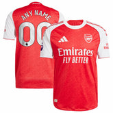 Adidas - Arsenal 2025/26 Home Custom Jersey - Red