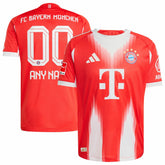 Adidas - Bayern Munich 2025/26 Home Custom Jersey - Red