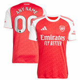 Adidas - Arsenal 2025/26 Home Replica Custom Jersey - Red