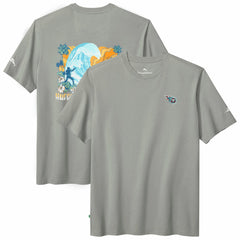 Tennessee Titans Huddle & Hang Tens T-Shirt - Gray - Tommy Bahama