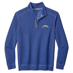 Los Angeles Chargers Sport Tobago Half-Zip Pullover - Royal - Tommy Bahama