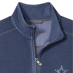 Dallas Cowboys Sport Tobago Half-Zip Pullover - Navy - Tommy Bahama