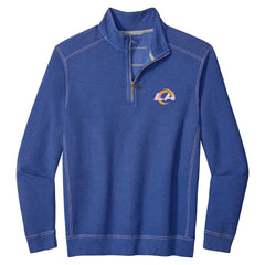 Los Angeles Rams Sport Tobago Half-Zip Pullover - Royal - Tommy Bahama