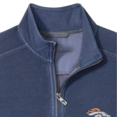 Denver Broncos Sport Tobago Half-Zip Pullover - Navy - Tommy Bahama