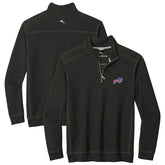 Buffalo Bills Sport Tobago Half-Zip Pullover - Black - Tommy Bahama