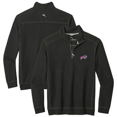 Buffalo Bills Sport Tobago Half-Zip Pullover - Black - Tommy Bahama