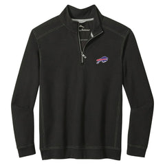 Buffalo Bills Sport Tobago Half-Zip Pullover - Black - Tommy Bahama