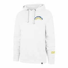 Los Angeles Chargers '47 La Familia Headline Pullover Hoodie - White - 47 brand