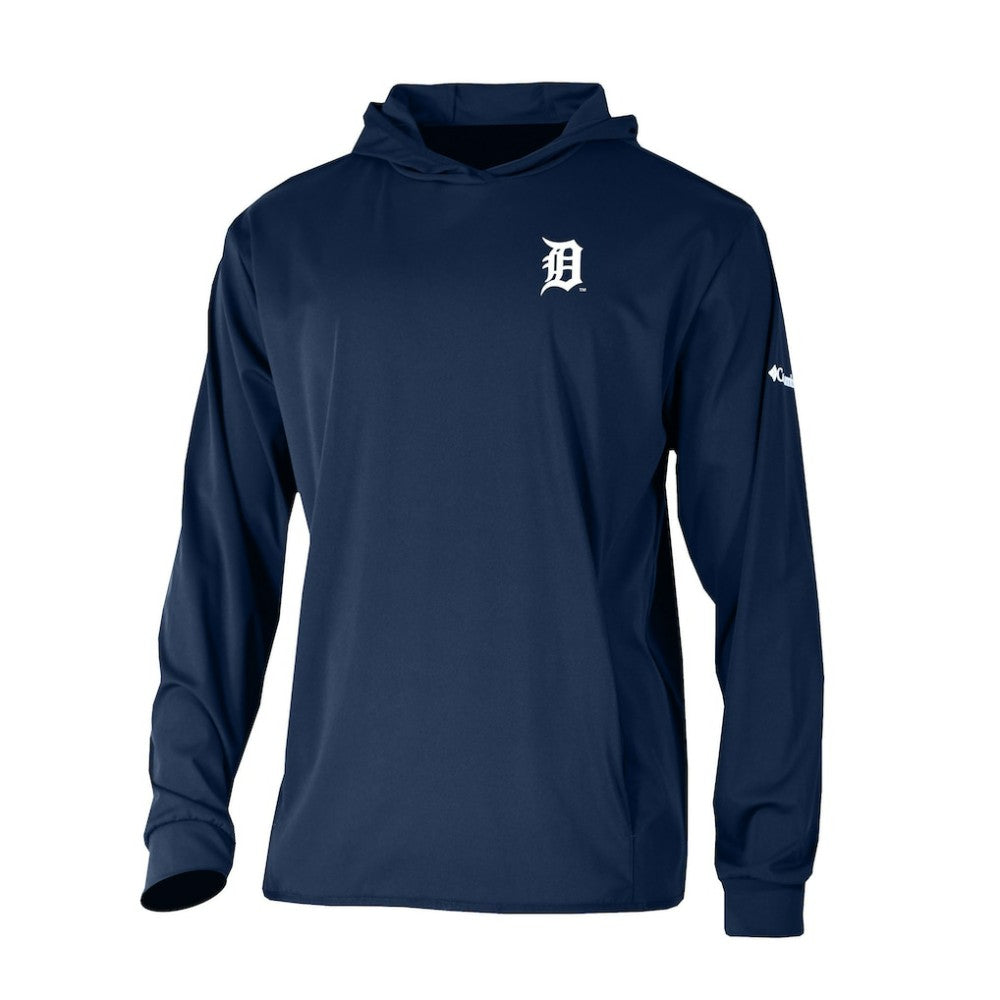Detroit Tigers Columbia Long Drive Pullover Hoodie Sale