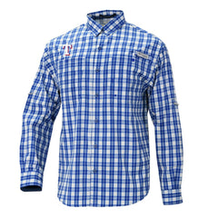 Texas Rangers Columbia Super Tamiami Omni-Shade Long Sleeve Button-Down Shirt Sale