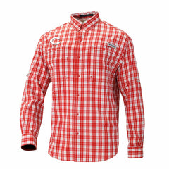 Cincinnati Reds Columbia Super Tamiami Omni-Shade Long Sleeve Button-Down Shirt Online