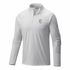 Kansas City Royals Columbia Terminal Tackle Omni-Wick Raglan Quarter-Zip Pullover Discount