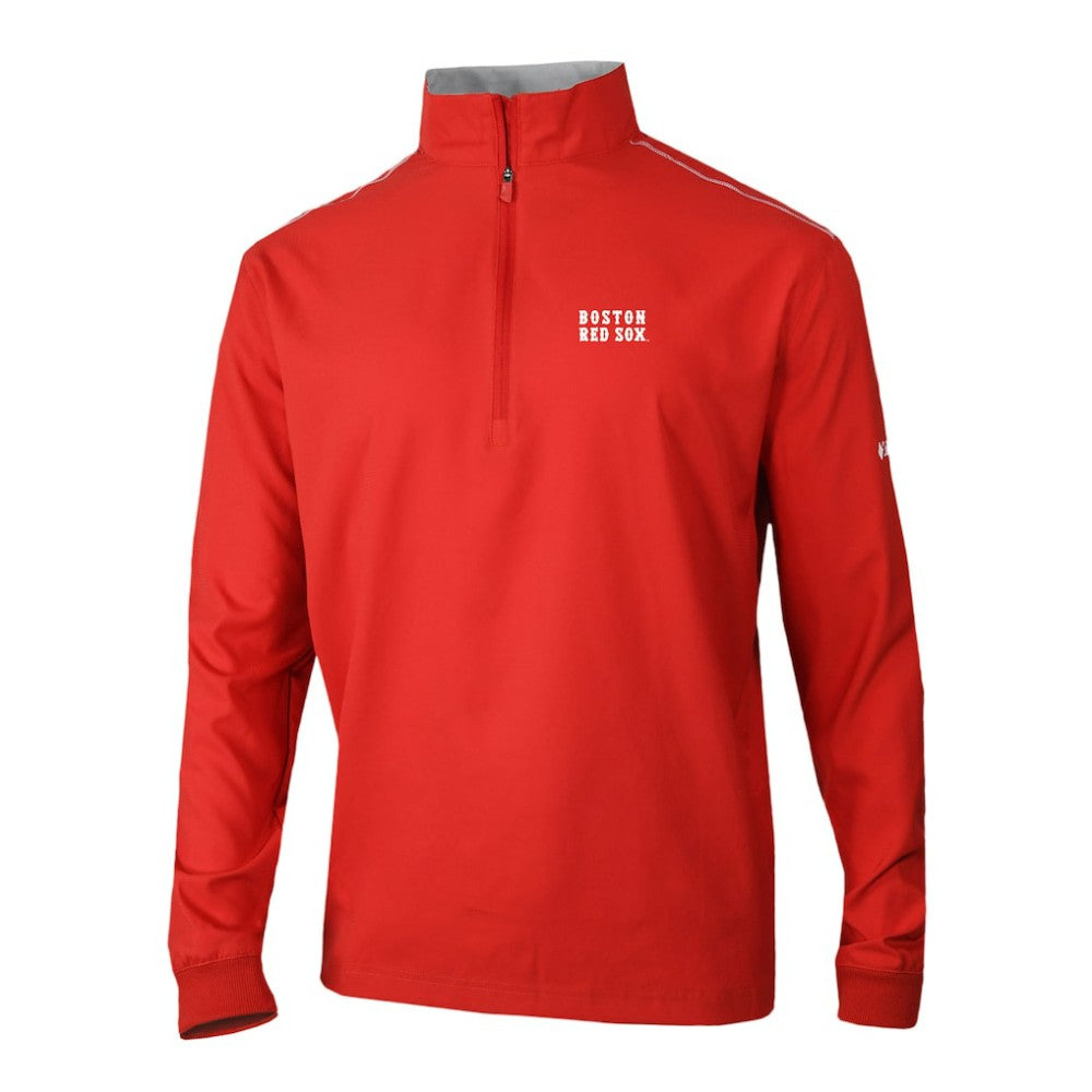 Boston Red Sox Columbia Omni-Wick Bogey's Paradise Quarter-Zip Pullover for sale
