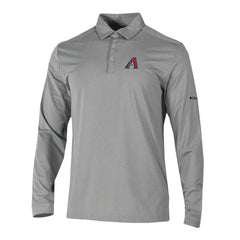 Arizona Diamondbacks Columbia Omni-Wick Pin High Long Sleeve Polo Outlet