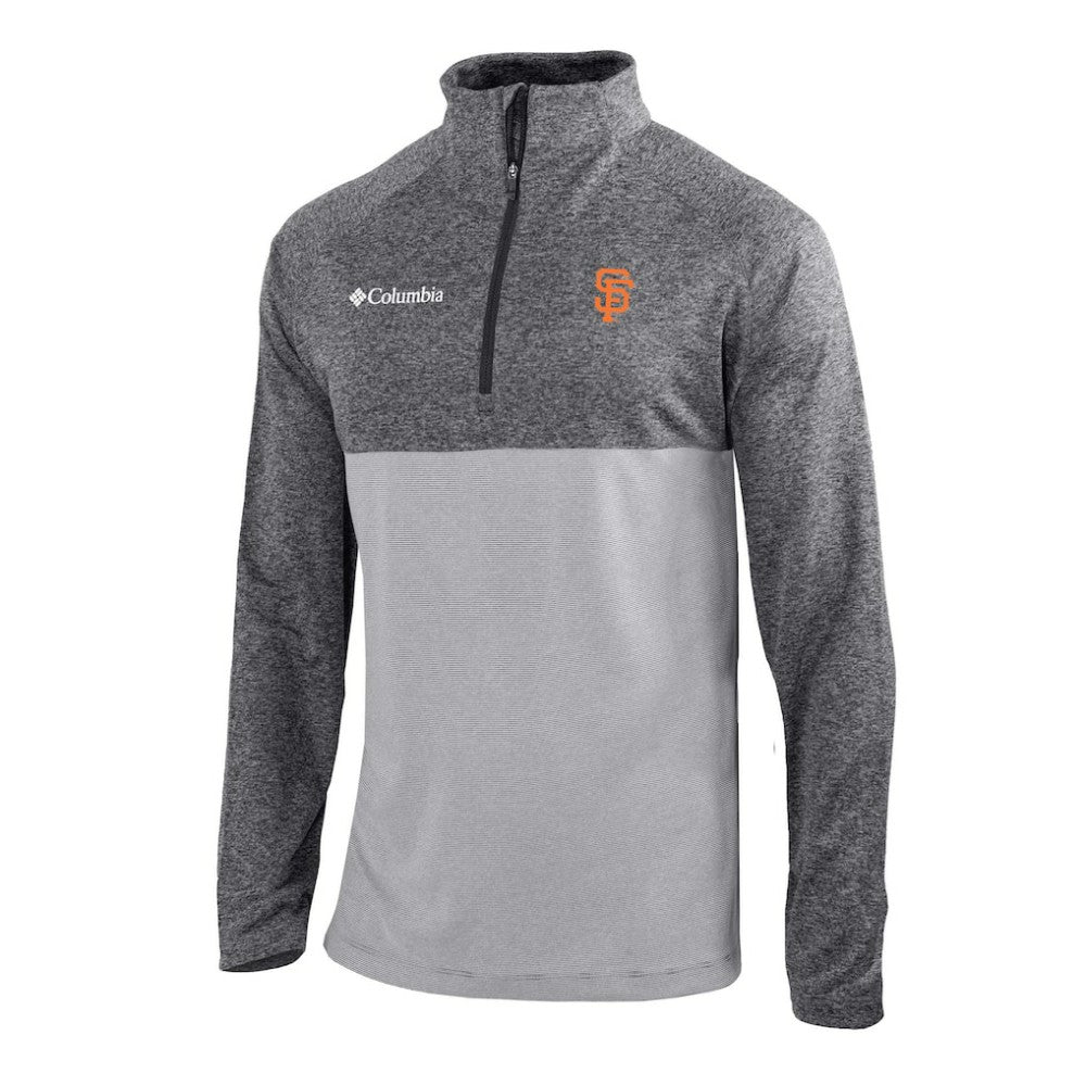 San Francisco Giants Columbia Omni-Wick Raglan Rockin' It Quarter-Zip Pullover for sale