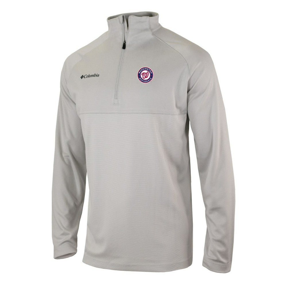 Washington Nationals Columbia Omni-Wick Raglan Rockin' It Quarter-Zip Pullover for sale