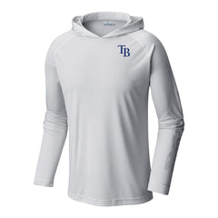 Tampa Bay Rays Columbia Terminal Tackle Omni-Shade Pullover Hoodie for sale