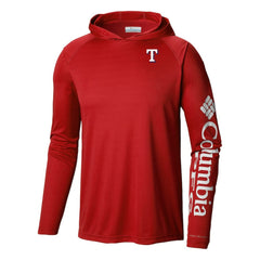 Texas Rangers Columbia Terminal Tackle Omni-Shade Pullover Hoodie Online