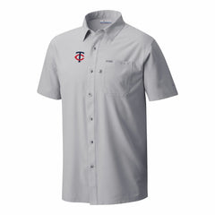 Minnesota Twins Columbia Slack Tide Omni-Wick Button-Up Camp Shirt Near Me