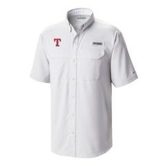 Texas Rangers Columbia Omni-Wick Low Drag Offshore Button-Up Shirt Sale