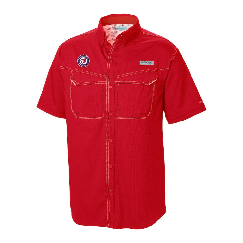 Washington Nationals Columbia Omni-Wick Low Drag Offshore Button-Up Shirt Online