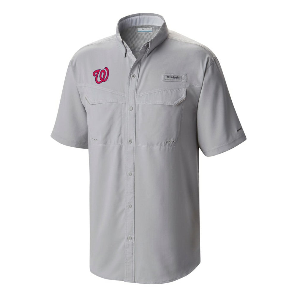 Washington Nationals Columbia Omni-Wick Low Drag Offshore Button-Up Shirt Sale