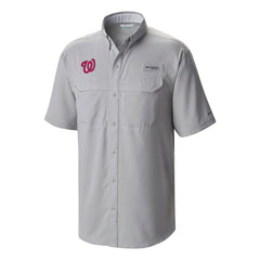 Washington Nationals Columbia Omni-Wick Low Drag Offshore Button-Up Shirt Sale